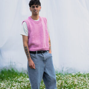 PULL LONG ROSE BONHEUR