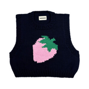 PULL FRAISE BLEU MARINE