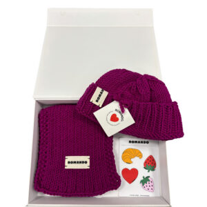 COFFRET FUCHSIA CRÉATIF (bonnet marin)