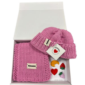 COFFRET ROSE BONHEUR (bonnet marin)