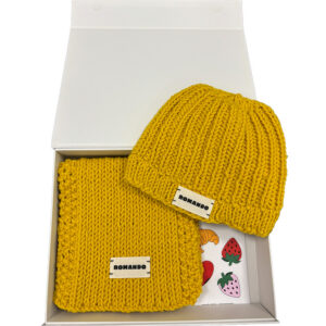 COFFRET JAUNE JOIE (bonnet classique)