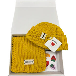 COFFRET JAUNE JOIE (bonnet marin)
