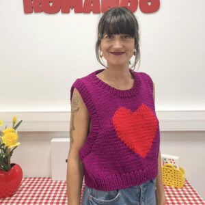 ARCHIVE #10 - Pull cœur fuchsia