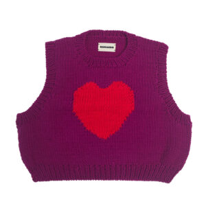 ARCHIVE #11 - Pull cœur fuchsia