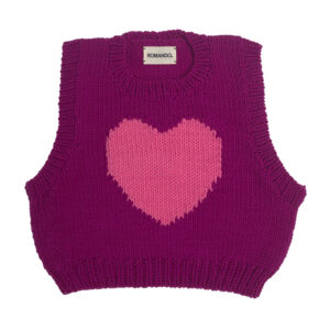 ARCHIVE #13 - Pull cœur fuchsia