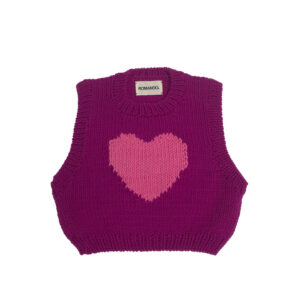 ARCHIVE #3 - Pull cœur fuchsia