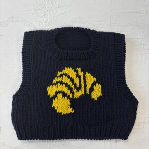 ARCHIVE KIDS #5 - Pull croissant bleu marine